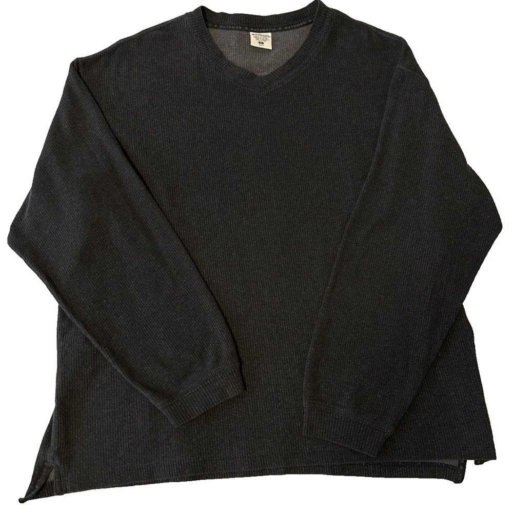 Columbia Ribbed V‎ Neck Long Sleeve Pullover Sweater Men's XL Capsule Preppy